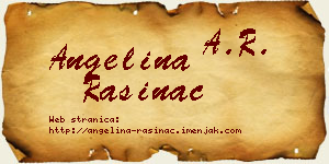 Angelina Rasinac vizit kartica
